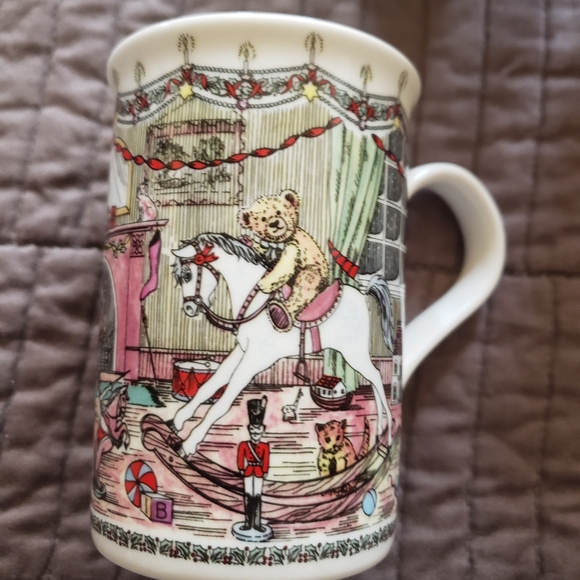 3 Vintage Collector  Mugs Christmas Cheer Dunoon Stoneware-1 Fine Bone-PM1 - Picture 9 of 10